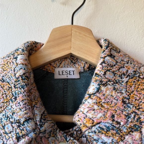 LESET, Floral Tapestry Blazer, Small - Picture 3 of 8